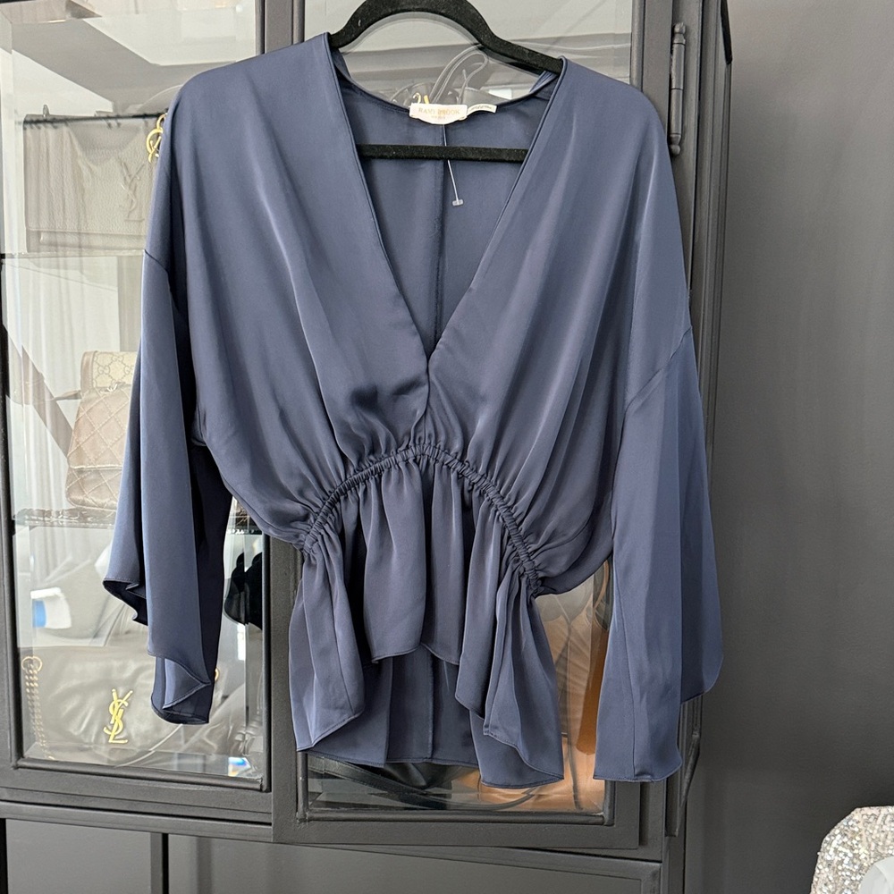 Ramy Brook Deep Blue Blouse